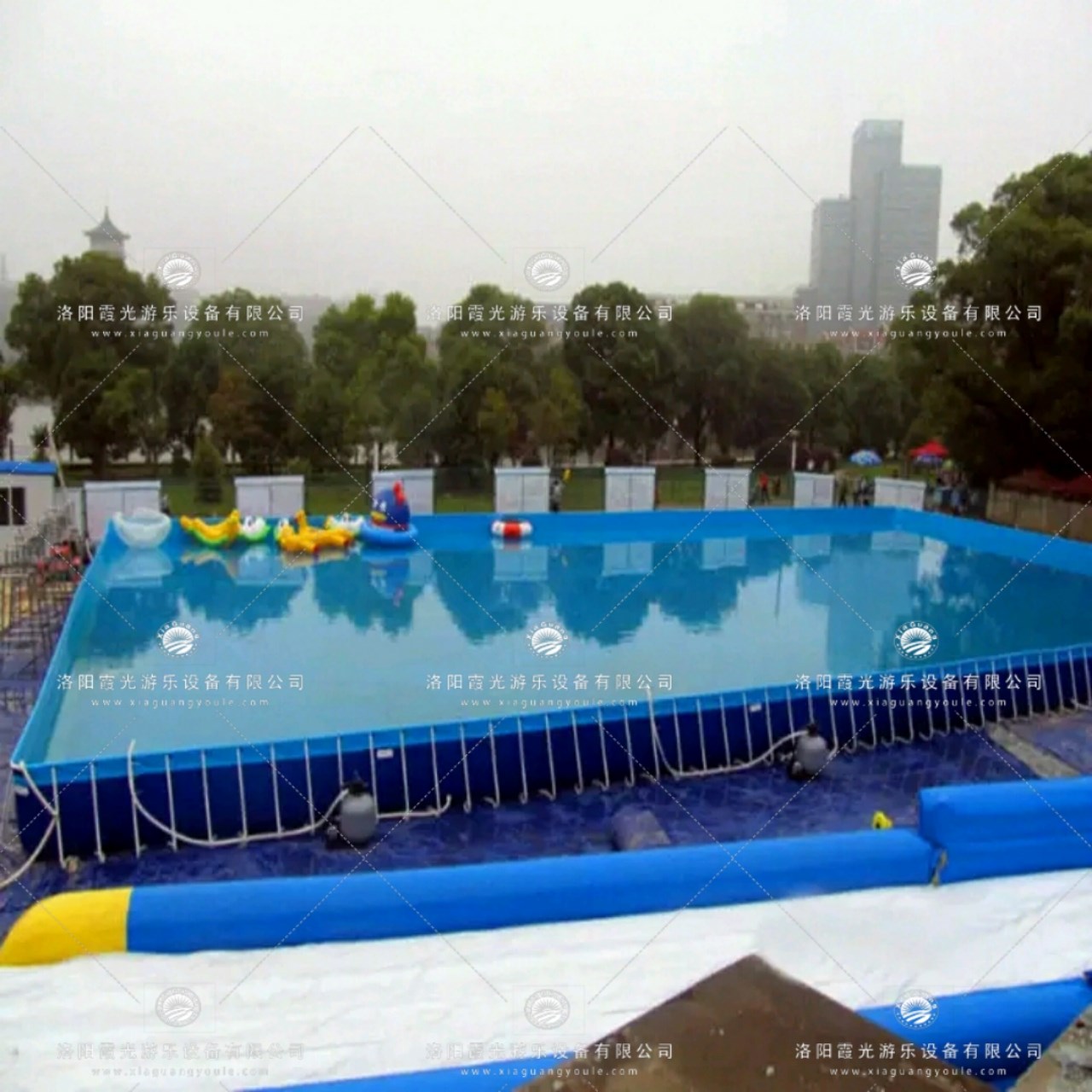 淄博支架游泳池